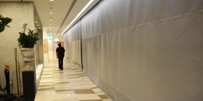 Smoke curtain -idas service and maintenance